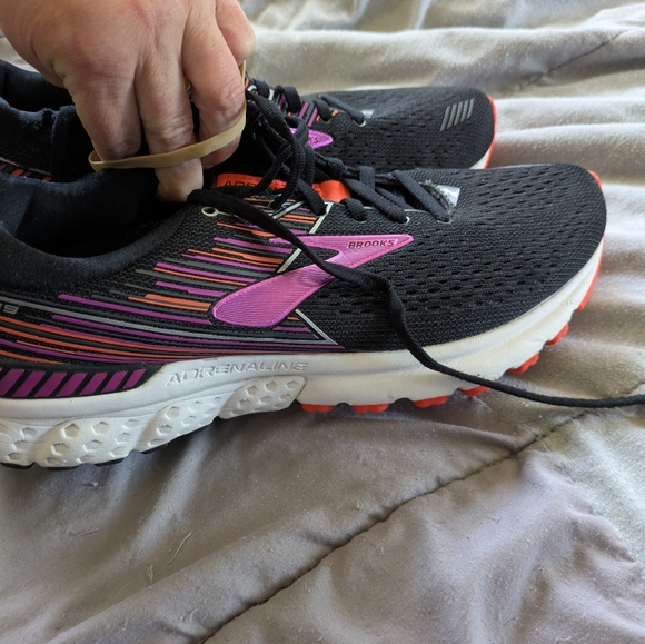 Women's Black and Pink Athletic Shoes - Picture 7 of 7